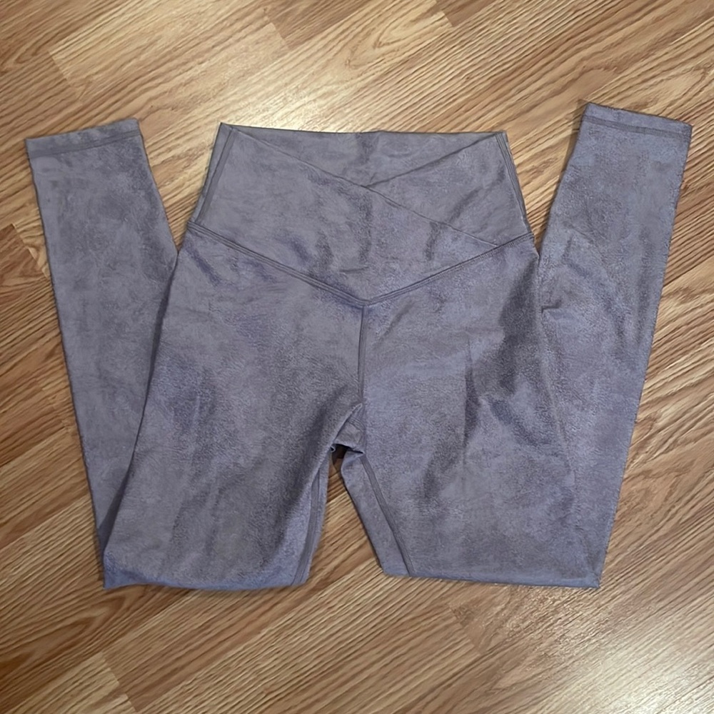 Aerie offline high rise crossover waist shine leggings